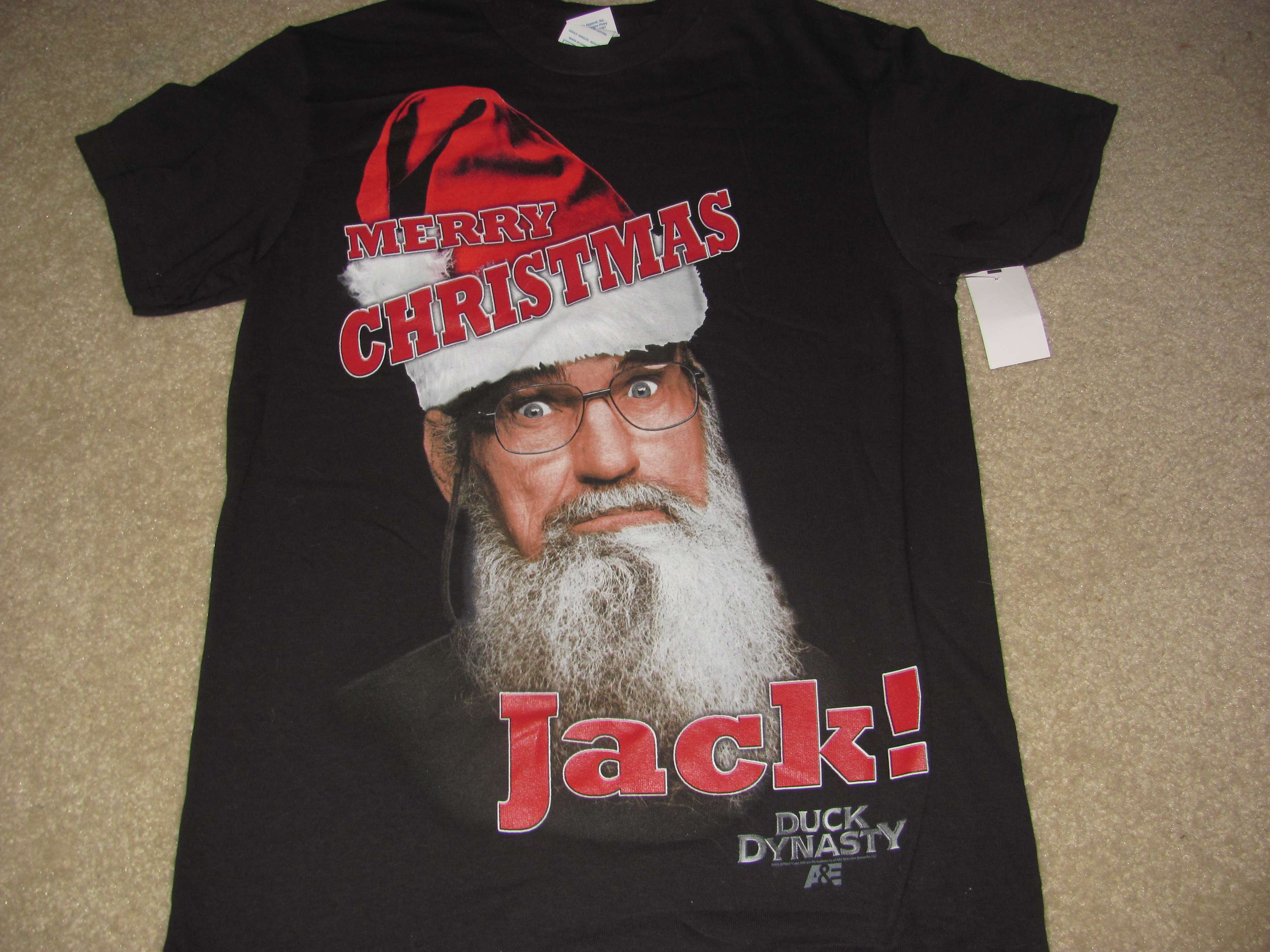 New Duck Dynasty Shirt SI Merry Christmas Jack Size Mens Small